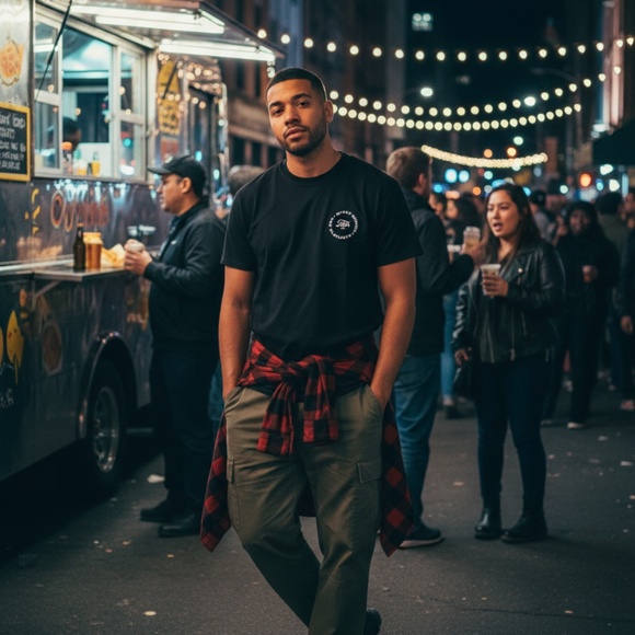 Adolfa Remeras Filtr Sur Graphic Tee Black Regular - Picture 2 of 5